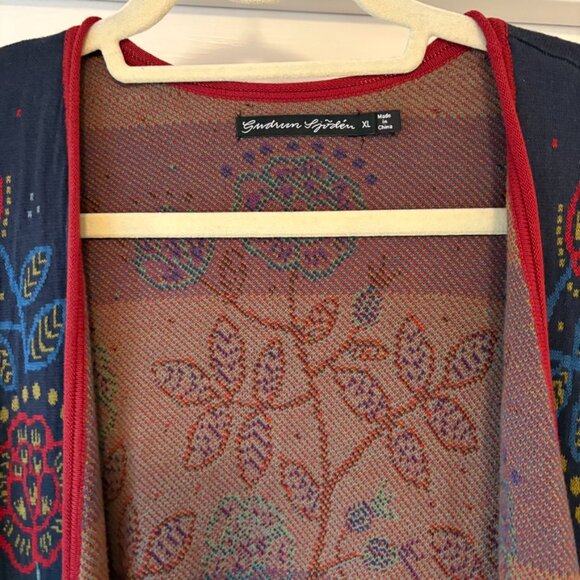 Gudrun Sjoden Lisa Cardigan, Ink Blue XL - Picture 4 of 6